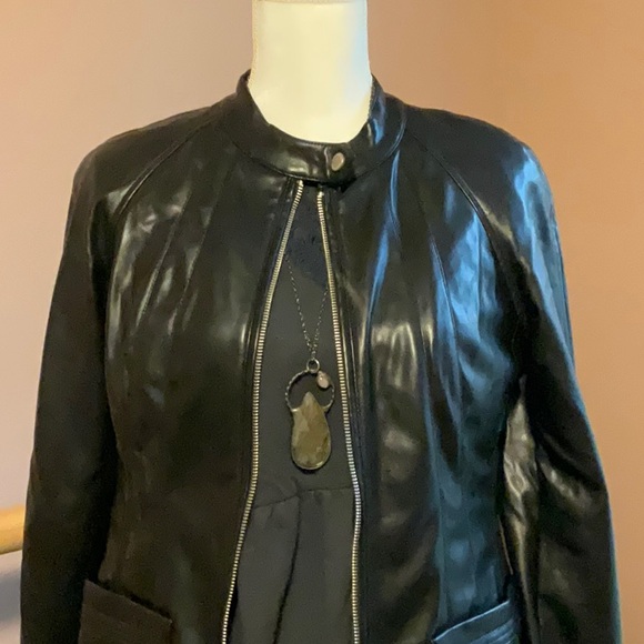 Avec les filles faux leather jacket M NWTs - Picture 2 of 9